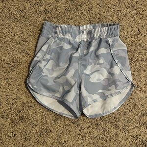 Camo athletic girls shorts